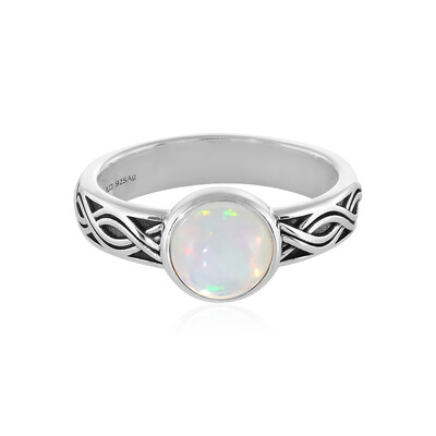 Anello in argento con Opale di Welo