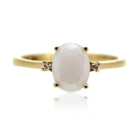 Anello in argento con Opale di Welo