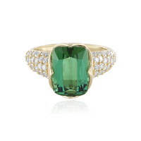 Anello in oro con Tormalina Brasiliana (de Melo)