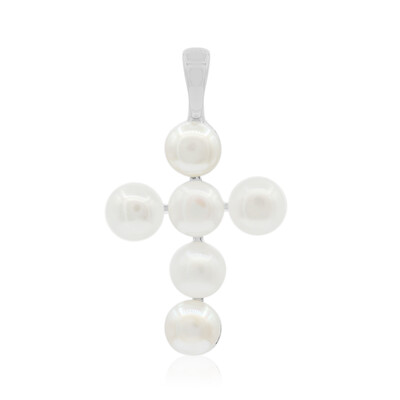 Ciondolo in argento con Perla di Acqua Dolce (TPC)
