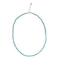 Collana in argento con Apatite Blu Neon