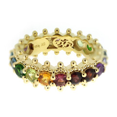 Anello in argento con Rodolite (Dallas Prince Designs)