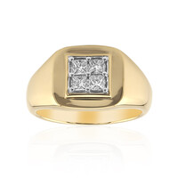 Anello in oro con Diamante IF (D)
