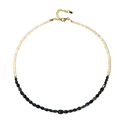 Collana in argento con Opale Mezezo