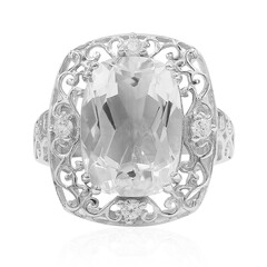 Anello in argento con Quarzo Bianco