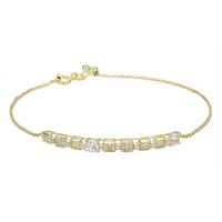 Bracciale in argento con Topazio Bianco (Adela Silber)