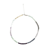 Collana in argento con Fluorite