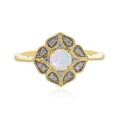 Anello in oro con Opale di Welo (Adela Gold)