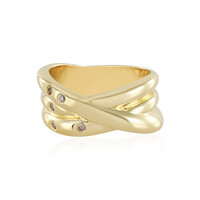 Anello in argento con Diamante Cioccolato I2