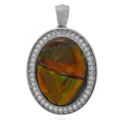 Ciondolo in argento con Ammolite