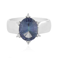 Anello in argento con Quarzo Mistico Blu