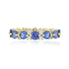 Anello in oro con Tanzanite AAA (de Melo)