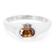 Anello in argento con Zircone Cioccolato