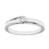 Anello in platino con Diamante SI2 (G)