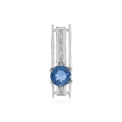 Ciondolo in argento con Fluorite Cangiante
