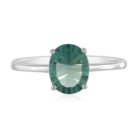 Anello in argento con Fluorite Verde