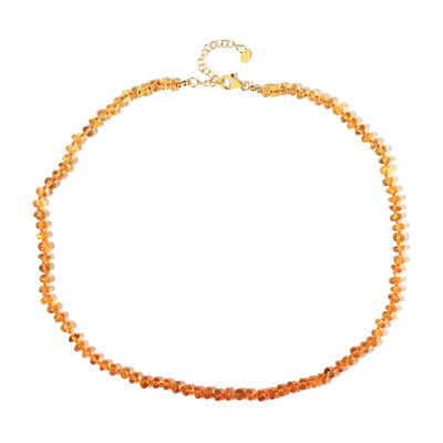 Collana in argento con Topazio Imperiale (Adela Silber)