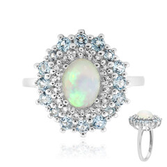 Anello in argento con Opale di Welo