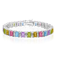 Bracciale in argento con Ametista