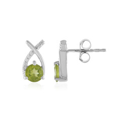 Orecchini in argento con Peridoto