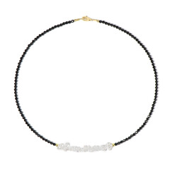 Collana in argento con Quarzo Bianco
