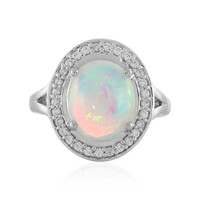 Anello in argento con Opale di Welo