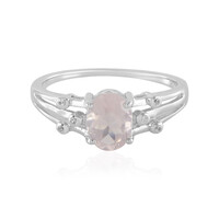 Anello in argento con Quarzo Rosa