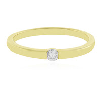 Anello in oro con Diamante I4 (J)