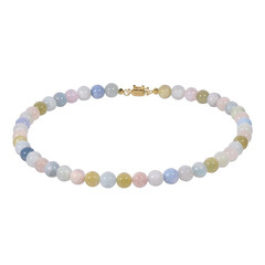 Collana in argento con Berillo Fancy