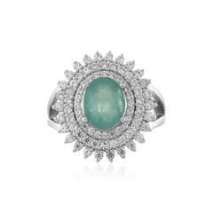 Anello in argento con Grandidierite