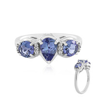 Anello in argento con Tanzanite (non riscaldata)