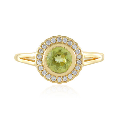 Anello in argento con Sfene