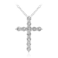 Collana in argento con Topazio Bianco