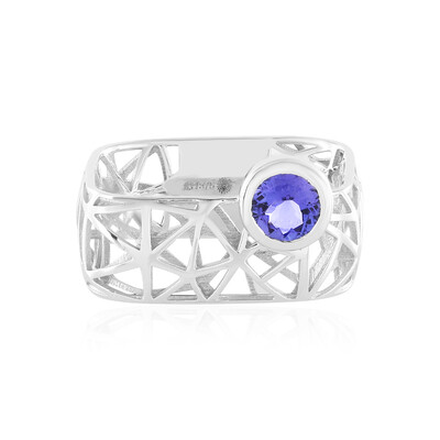 Anello in oro con Tanzanite AAA (Ornaments by de Melo)