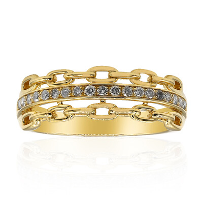 Anello in oro con Diamante I1 (H) (CIRARI)