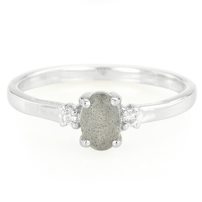 Anello in argento con Labradorite