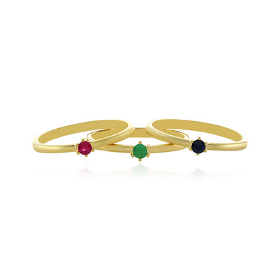 Anello in argento con Rubino