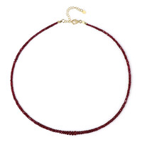 Collana in argento con Rubino Mozambico
