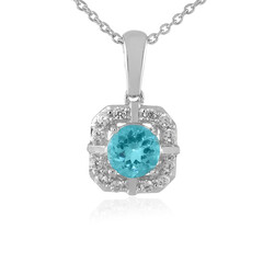 Collana in argento con Apatite Blu