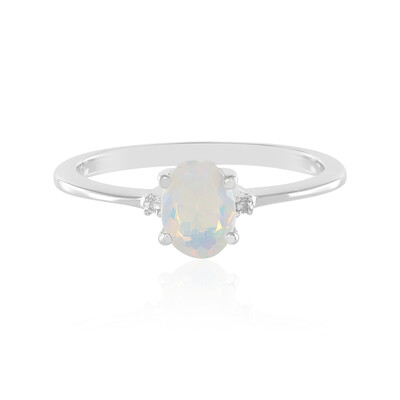 Anello in argento con Opale di Welo