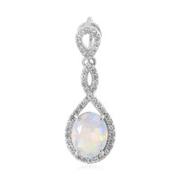 Ciondolo in argento con Opale di Welo