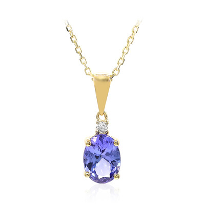 Collana in oro con Tanzanite AAA