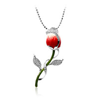 Collana in argento con Zircone (Dallas Prince Designs)