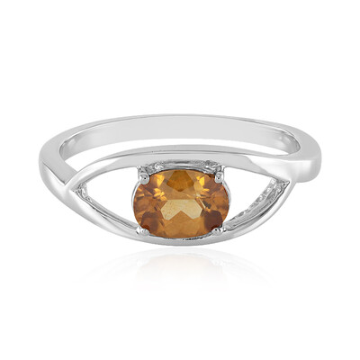 Anello in argento con Zircone Mandarino