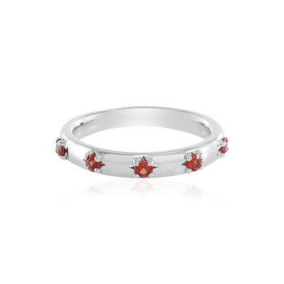 Anello in argento con Rubino Tanzania
