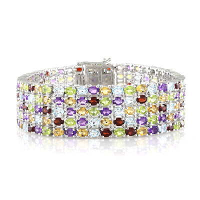 Bracciale in argento con Ametista Zambiana