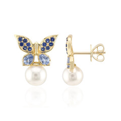 Orecchini in oro con Perla Akoya (Michelle Albala)