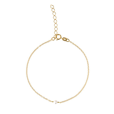 Bracciale in argento con Perla di Acqua Dolce (Joias do Paraíso)