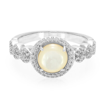 Anello in argento con Conchiglia Abalone