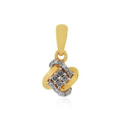 Ciondolo in argento con Diamante I1 (I)